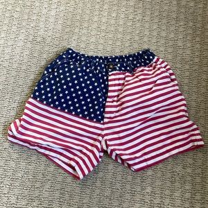 Chubbies Merica Shorts USA Size Medium